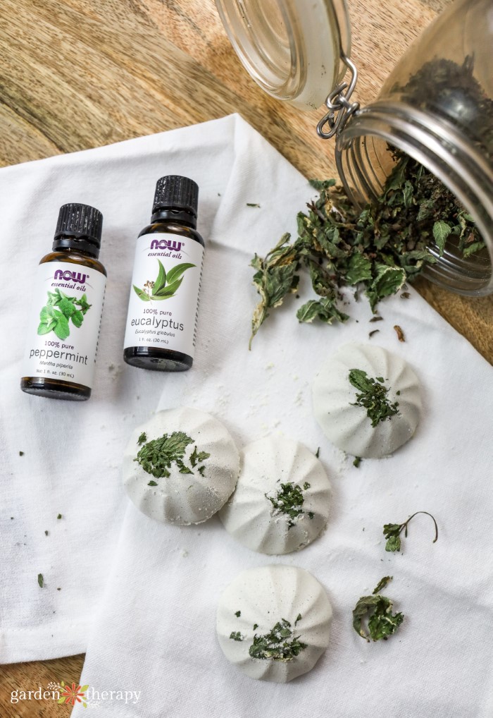 Peppermint and Eucalyptus Essential Oils Aromatherapy Shower Steamers