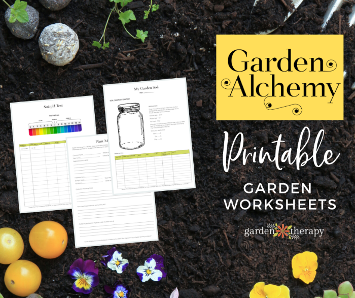 Garden Alchemy Workbook Pages Social Media