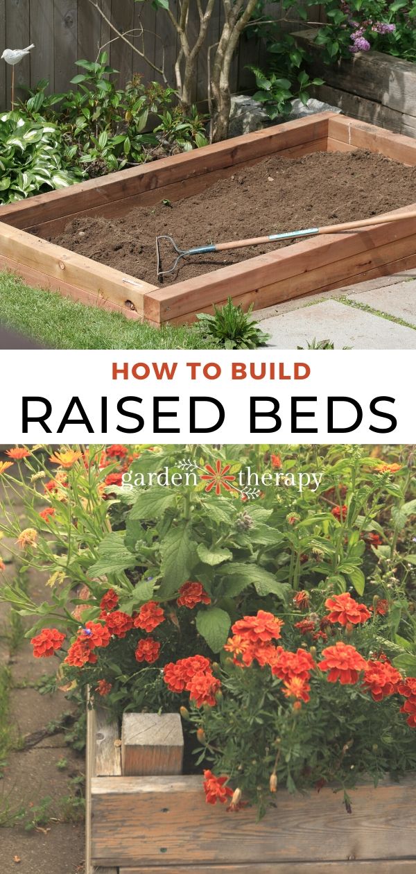 Converting Lawn into Raised Garden Beds Without Waste