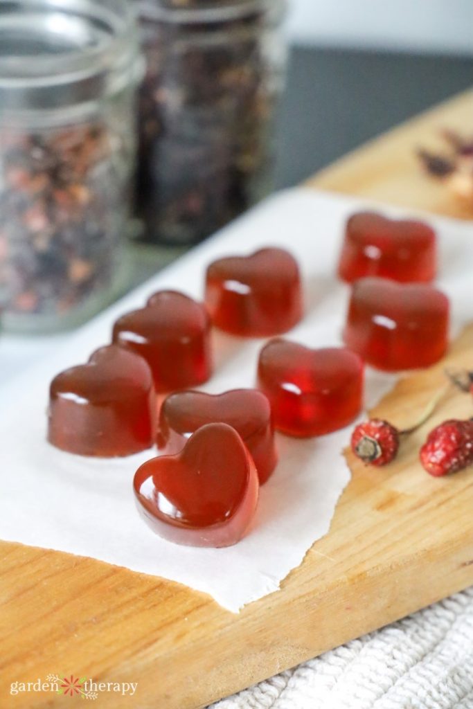 heart shaped gummy manuka honey lozenges