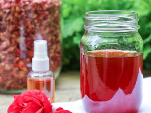 diy toner with rose water
