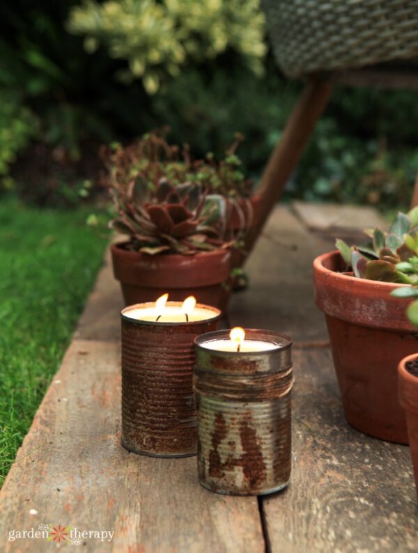 How to Make DIY Citronella Candles