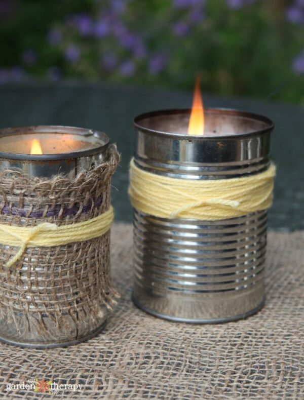 How to Make DIY Citronella Candles