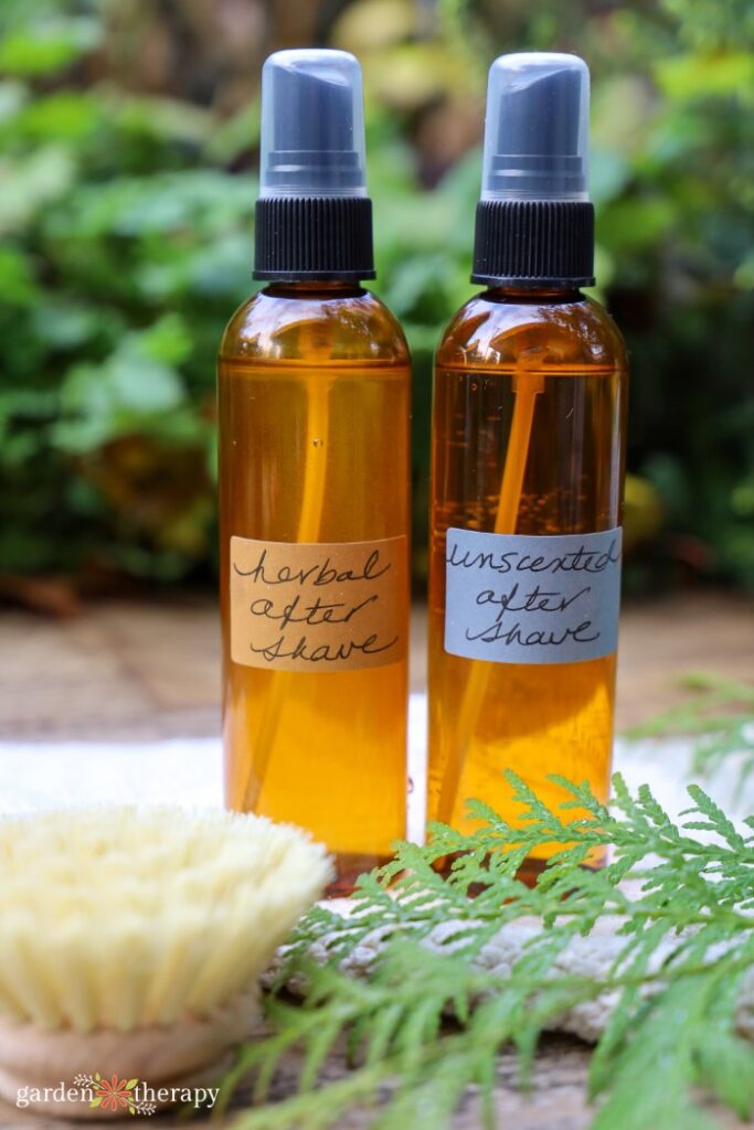 DIY Aftershave Spray to Soothe Irritated Skin