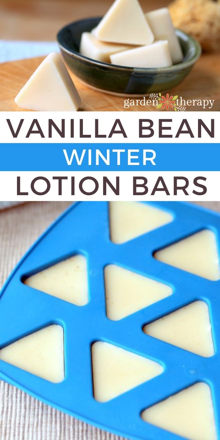 DIY Vanilla bean lotion bars for the winter