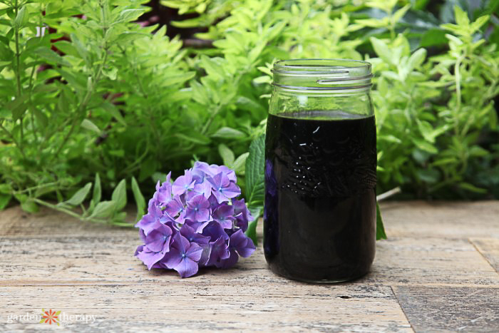 indoor plant fertilizer in jar