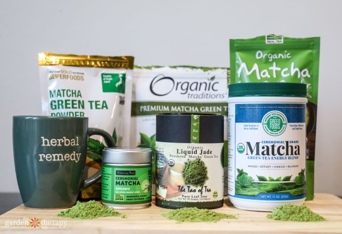 iHerb matcha green tea powders