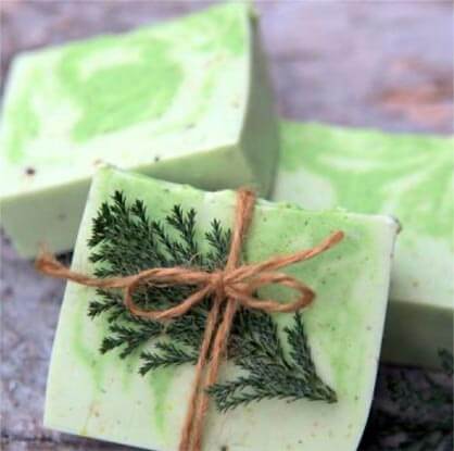 handmade soap pine