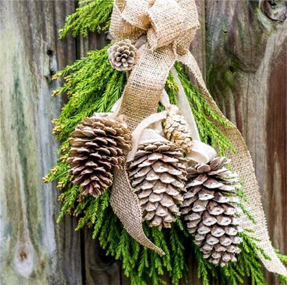 pine cone wreath