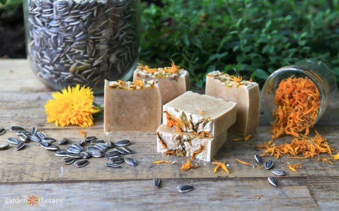 sunflower turmeric soap recipe