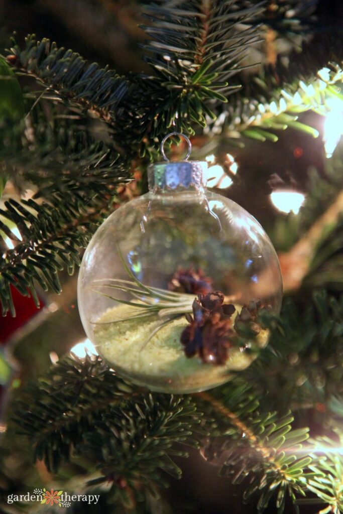 DIY terrarium ornament