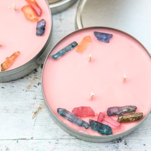 Make Your Own Healing Crystal Candle Garden Therapy
