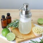 lime and rosemary foaming soap