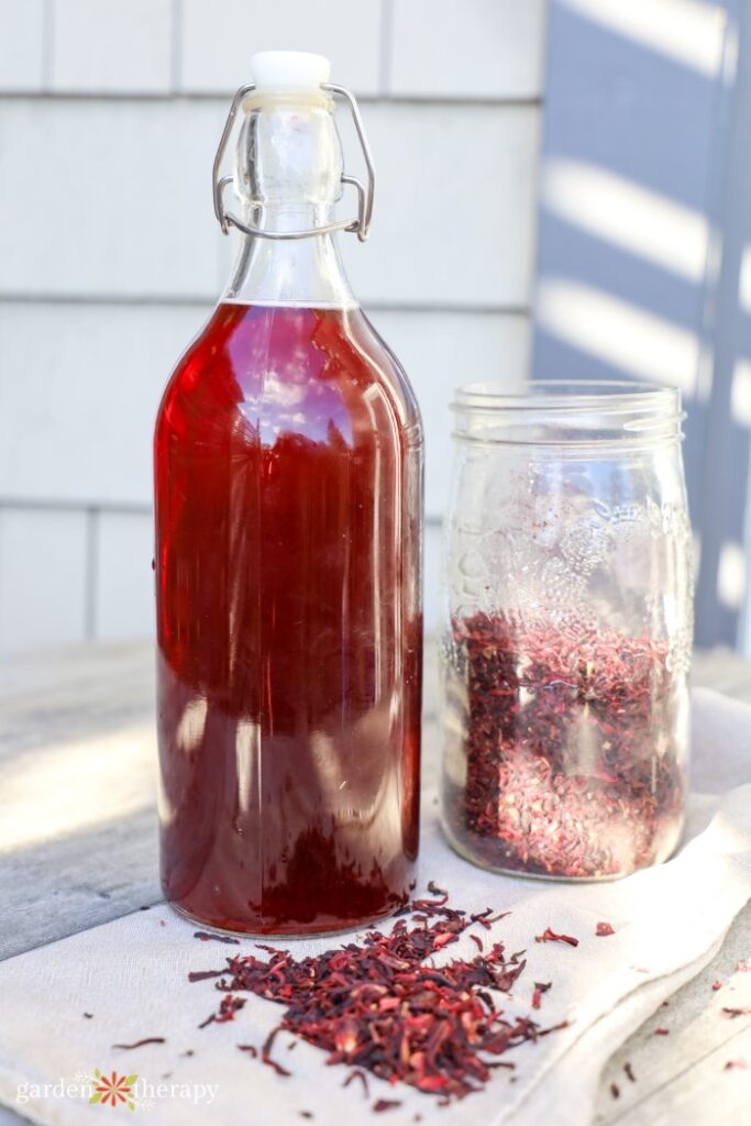 homemade hibiscus tea