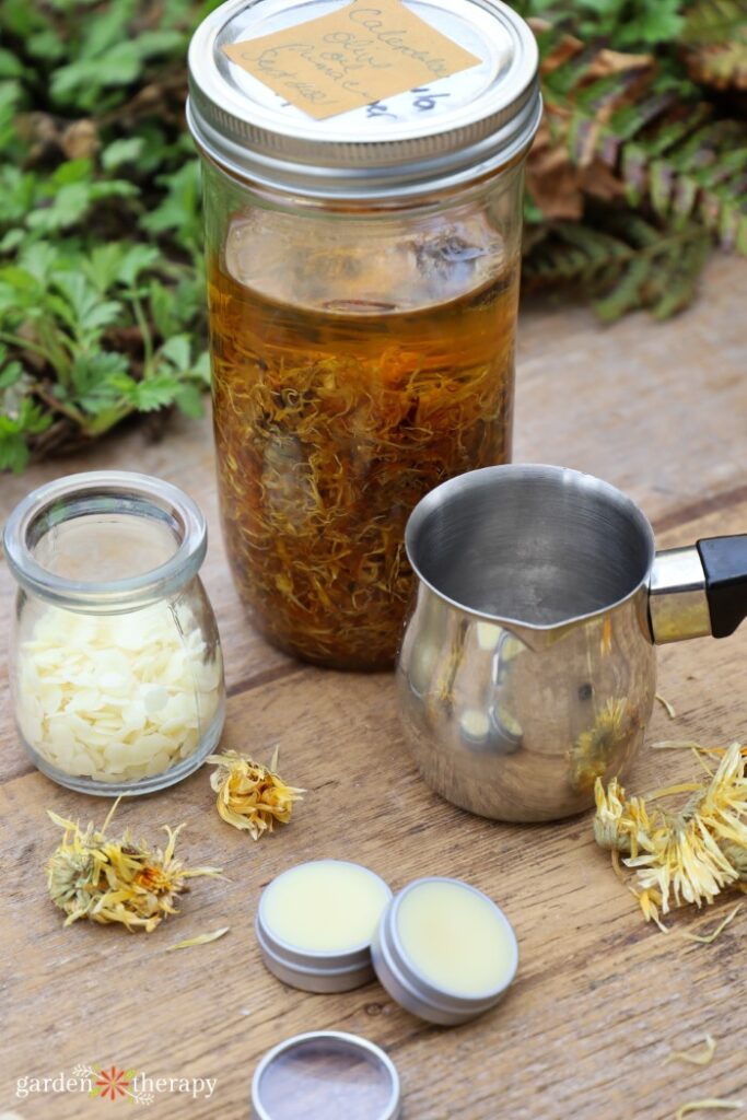 calendula lip balm ingredients