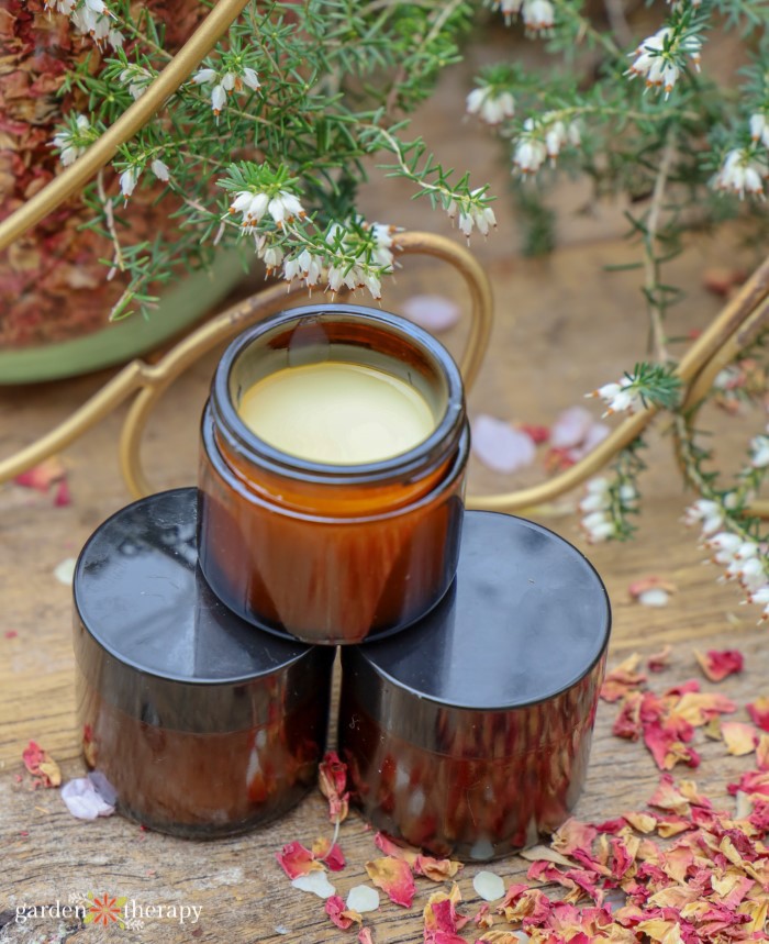 homemade massage balm