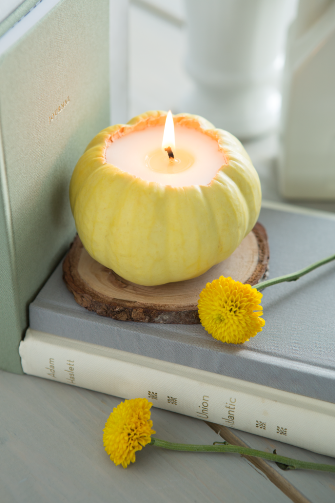 pumpkin candle