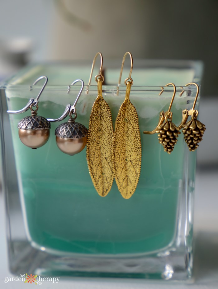 Leaf Ear Climbers, Nature Ear Cuffs, Sterling Silver Cedar Boho Earring,  Silver Studs, up the Ear Pin 