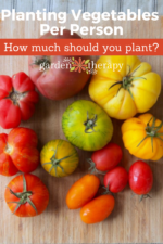 Calculate How Many Vegetable Plants You Need Per Person