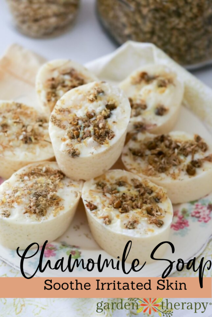 Pin image for chamomile soap recipe