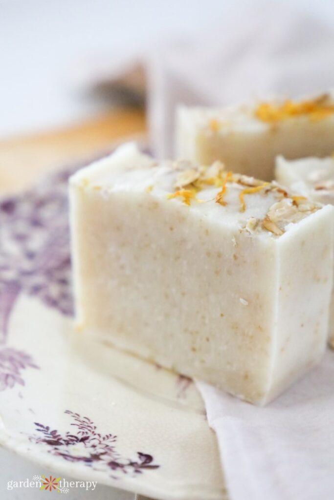 Oatmeal Soap Recipe Naturally Relieve Dry, Itchy Skin Garden Therapy