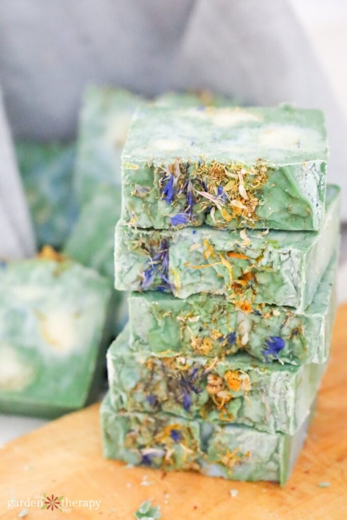 stack of Irish spring soap bars