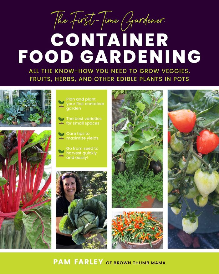 The First-Time Gardener Container Food Gardening cover