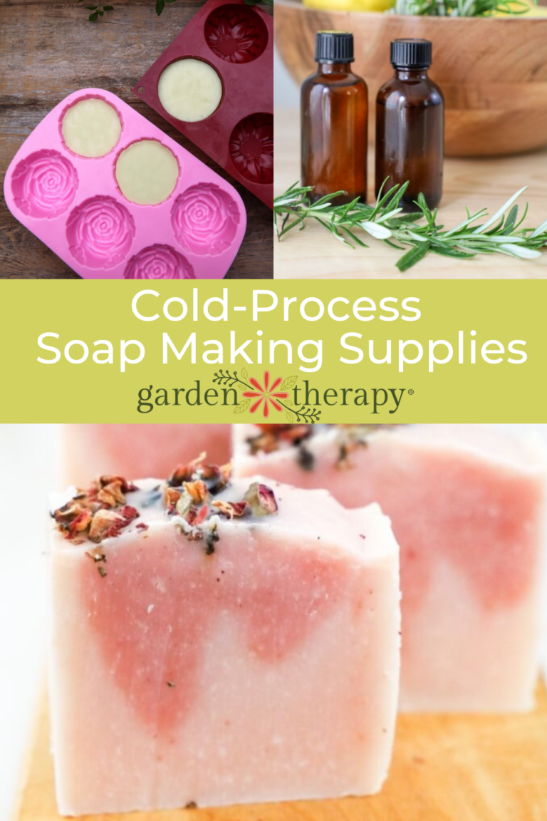Natural Soap Making Supplies for Cold Process Soap Garden Therapy