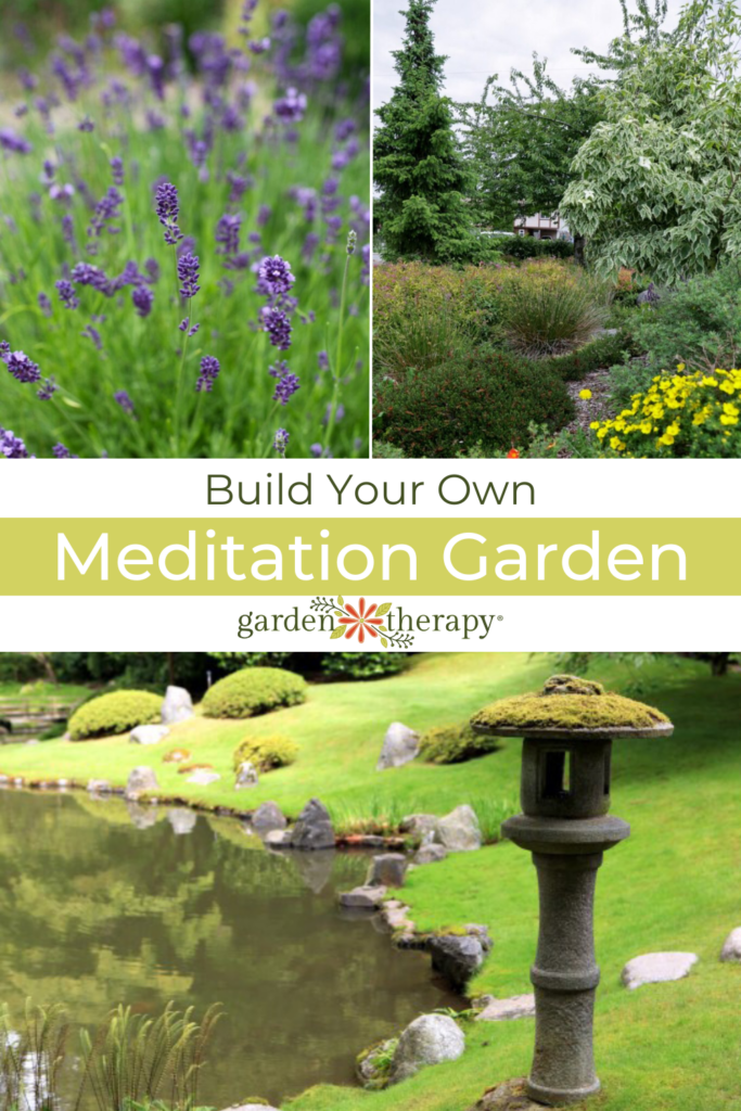 Pin image for how to build your own meditation garden