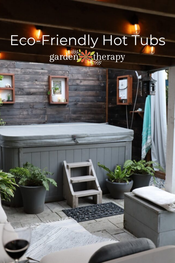 Pin image for how to maintain an all-natural, eco-friendly hot tub