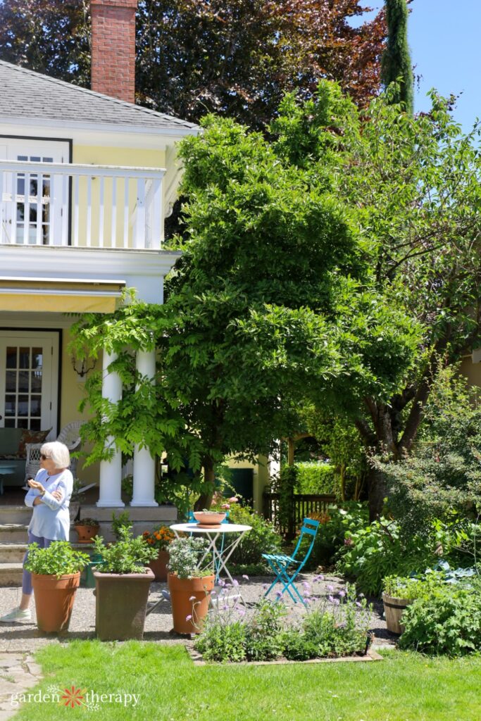 Susan Lee in Artist's Garden