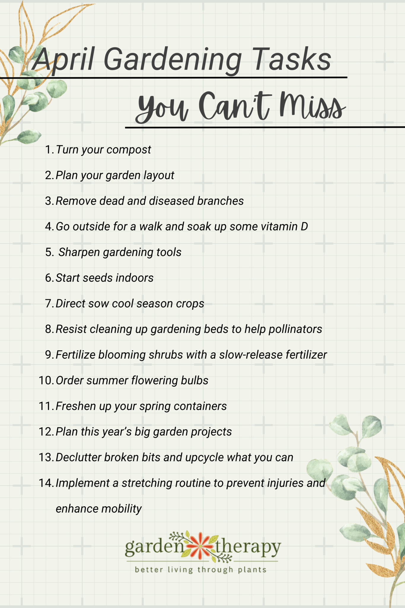 April Gardening Jobs You Can't Miss to Prepare for the Season