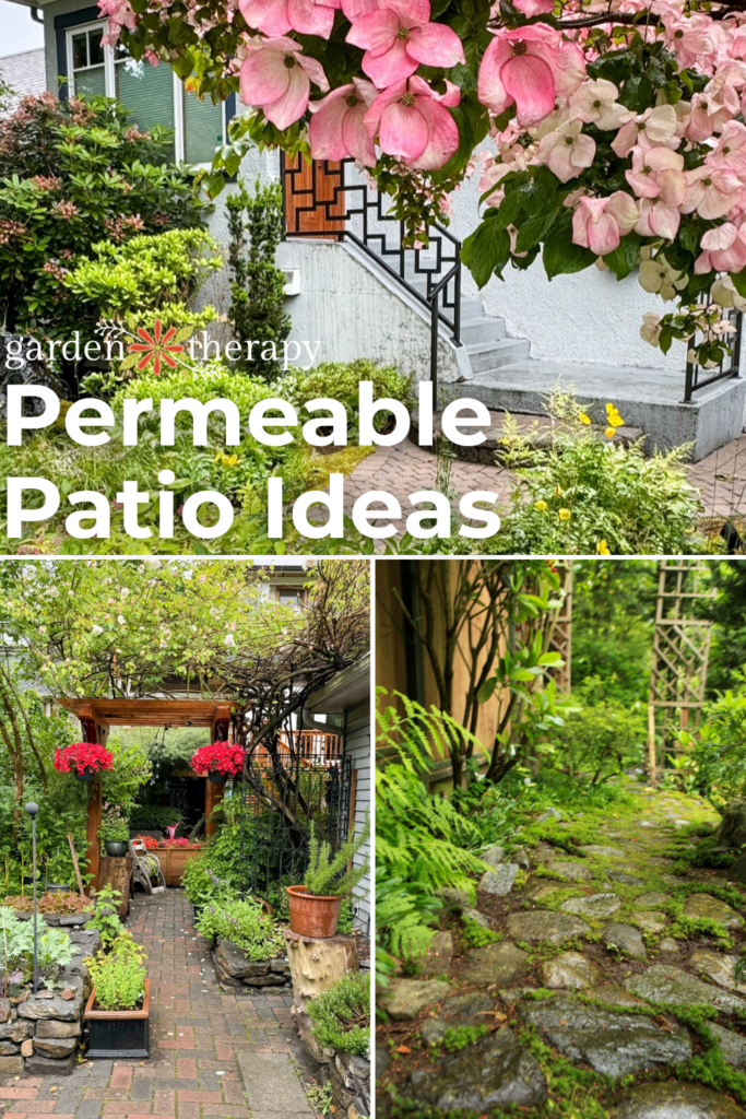 Permeable patio ideas pin