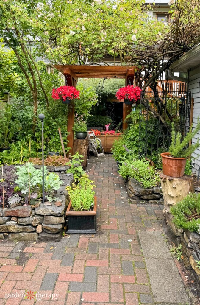 brick pathway
