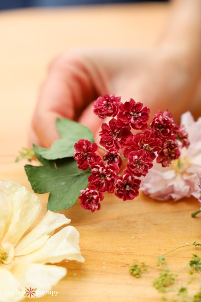 using silica gel for drying flowers