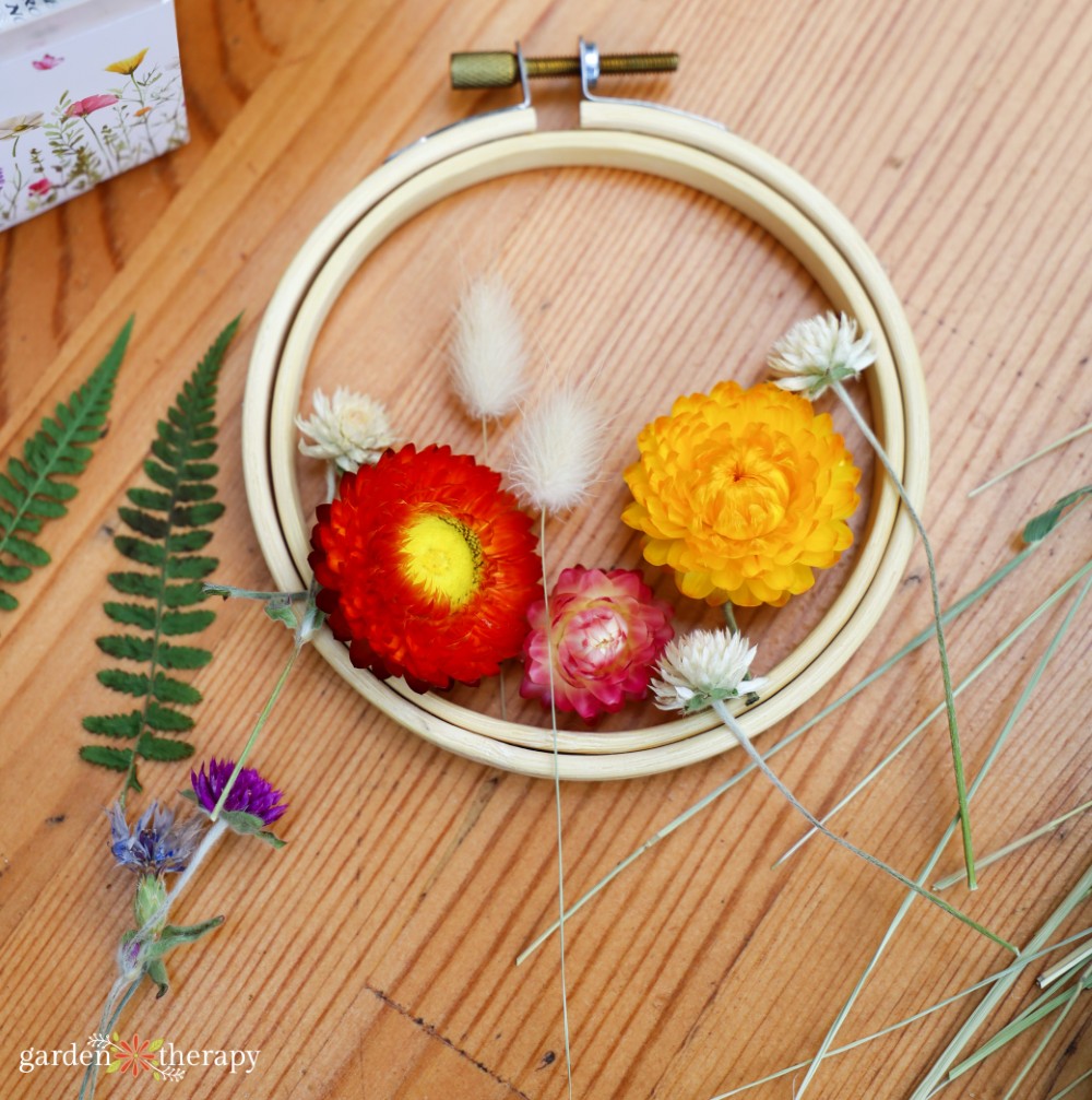 dried flower art ideas