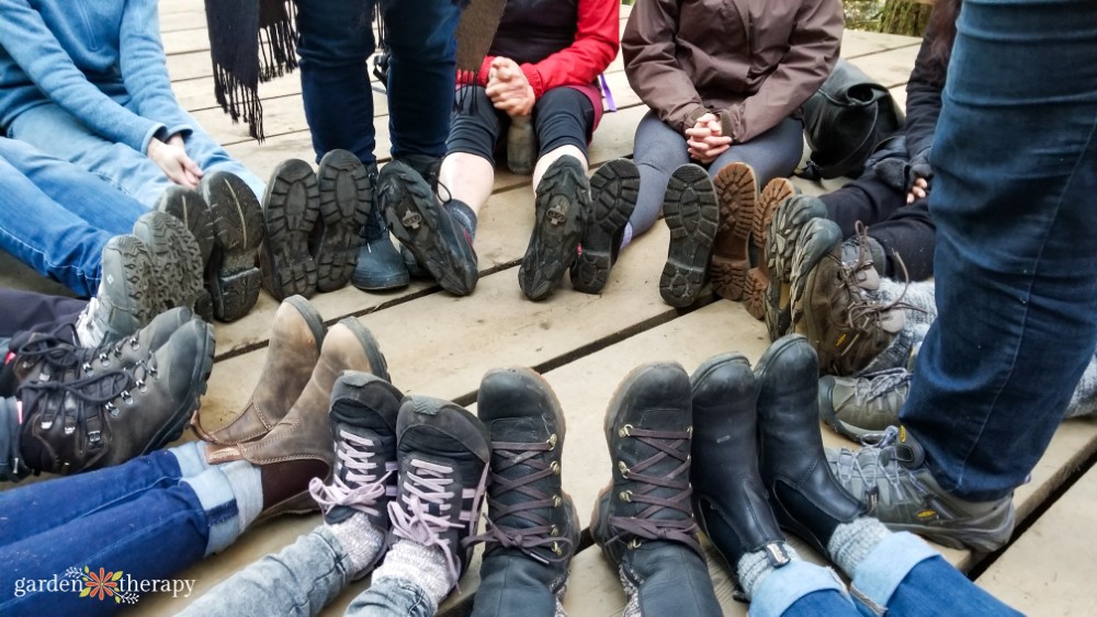 gardener's boot circle