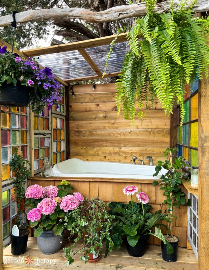 recycled bath tub oasis