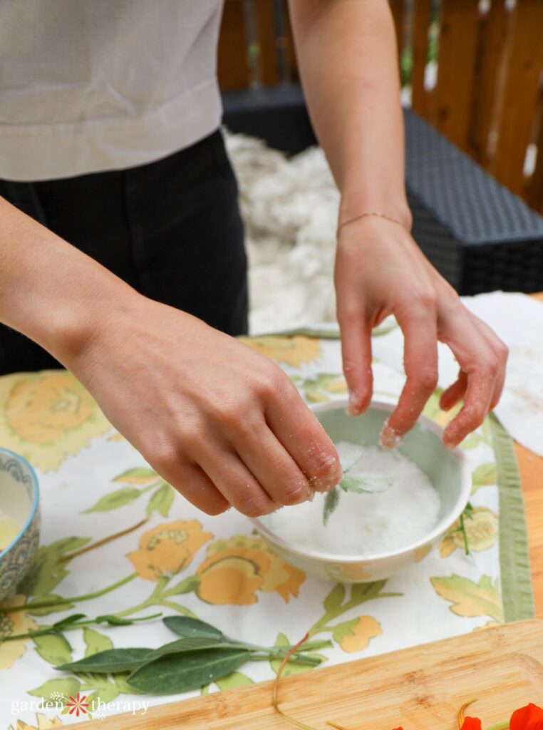 How to make sugared flowers