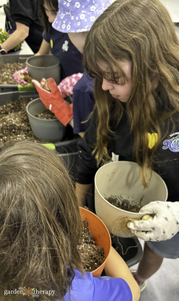 Girl Guides potting project