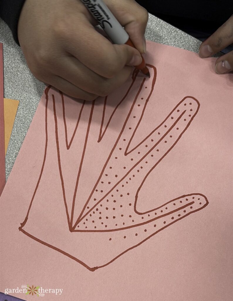 decorating paper lilies